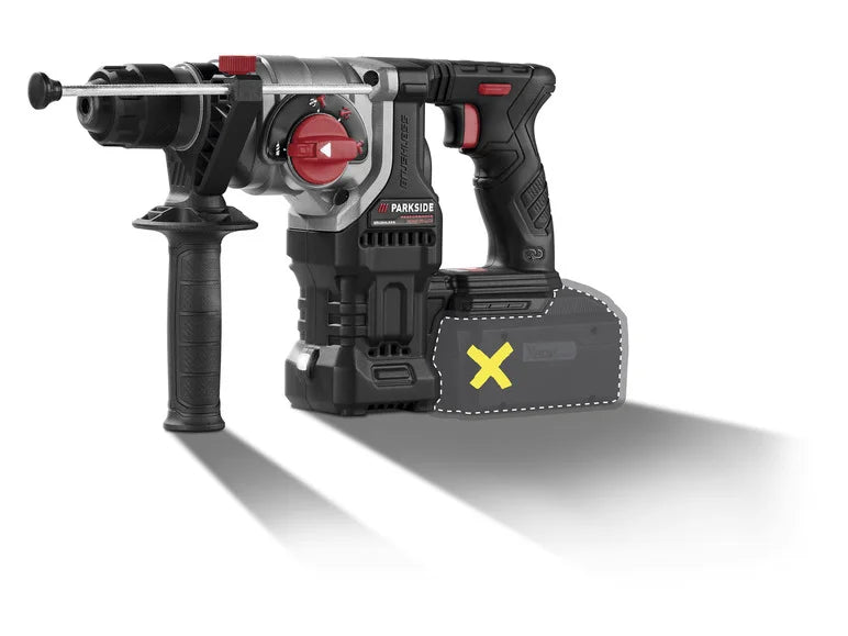PARKSIDE PERFORMANCE® Marteau perforateur et burineur sans fil PKHAP 20-Li C3, sans batterie ni chargeur, 20 V