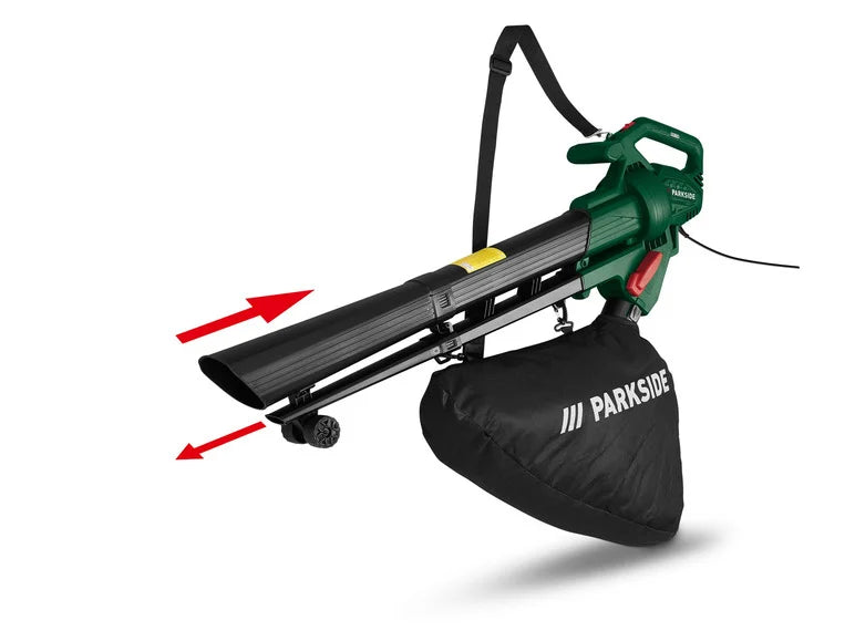 Souffleur ou aspirateur électrique PARKSIDE® 3 en 1 PLS 2600 B2, 2600 W, 3 en 1