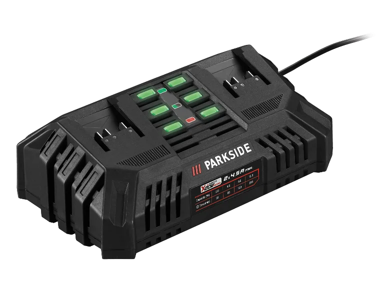 Chargeur de batterie double PDSLG 20 B1, 4,5 A, 20 V